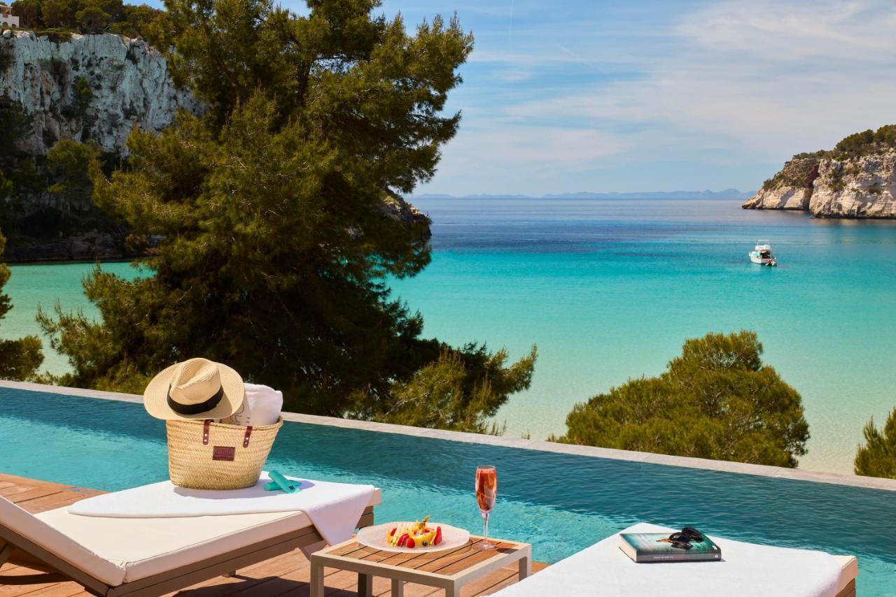 מלון קאלה גלדנה Melia Cala Galdana מראה חיצוני תמונה View of the sea from the hotel
