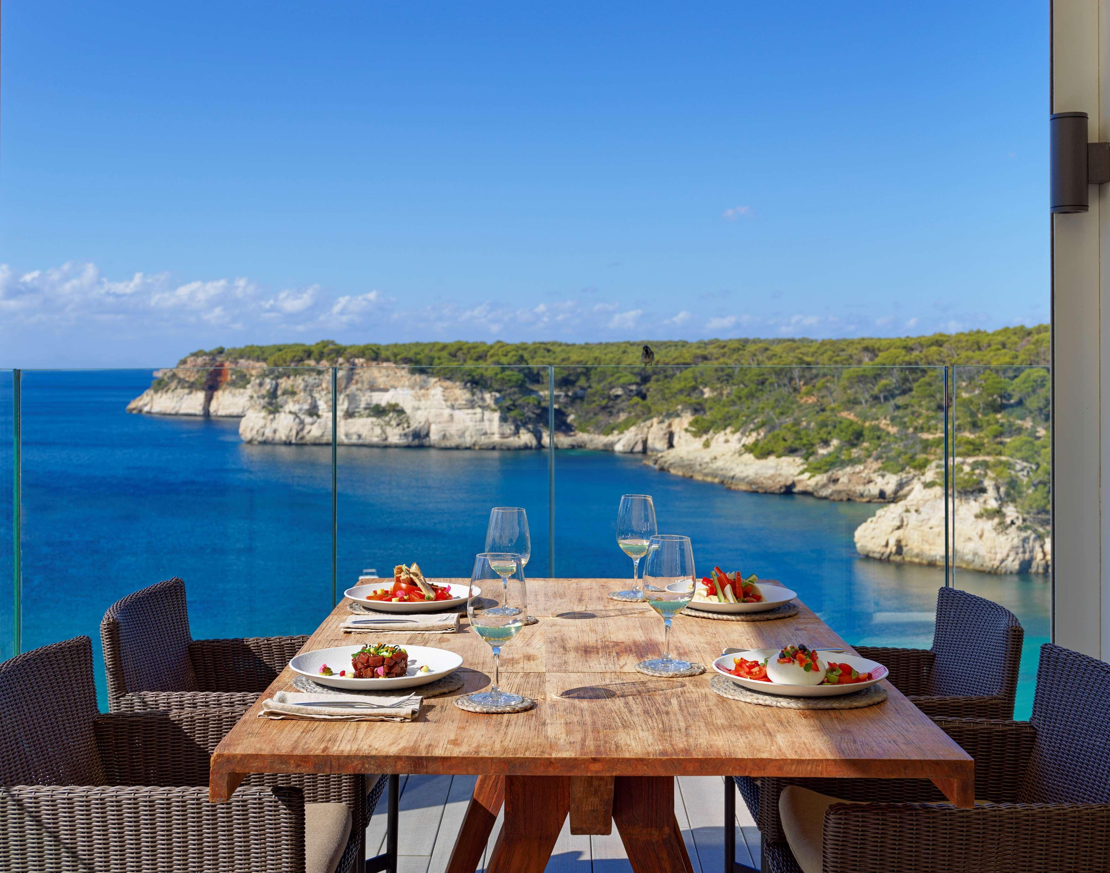 מלון קאלה גלדנה Melia Cala Galdana מראה חיצוני תמונה View from the restaurant